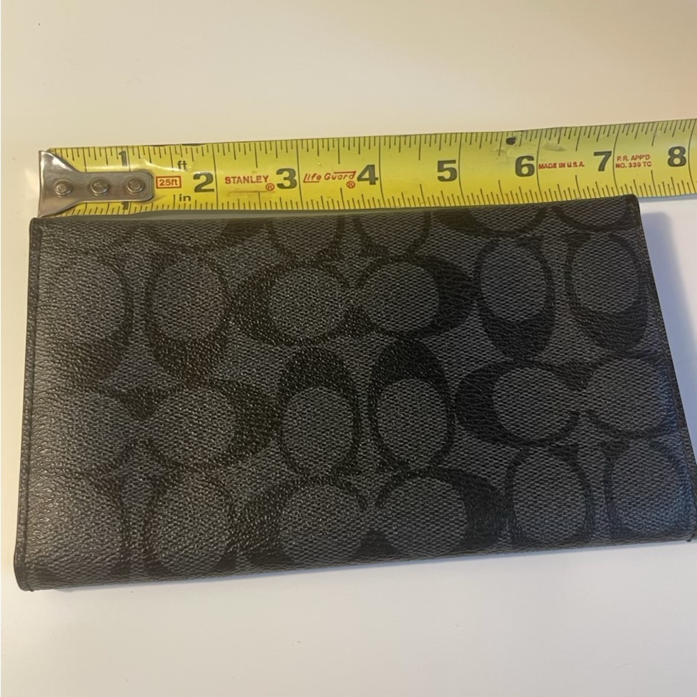 Coach Black Signature Wallet